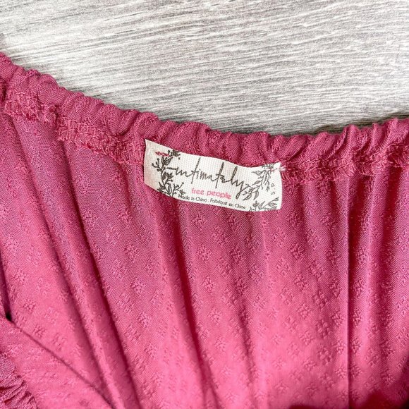 NWT Free People Pomegranate Shake It Up Mini Dress - Picture 3 of 5